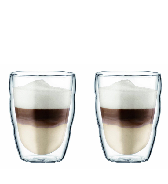 Bodum, Bodum Pilatus Double Wall Glasses 0.25L (Set of 2), Redber Coffee