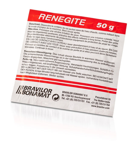 Bravilor Bonamat, Bravilor Renegite Descaler (15 x 50g sachets), Redber Coffee