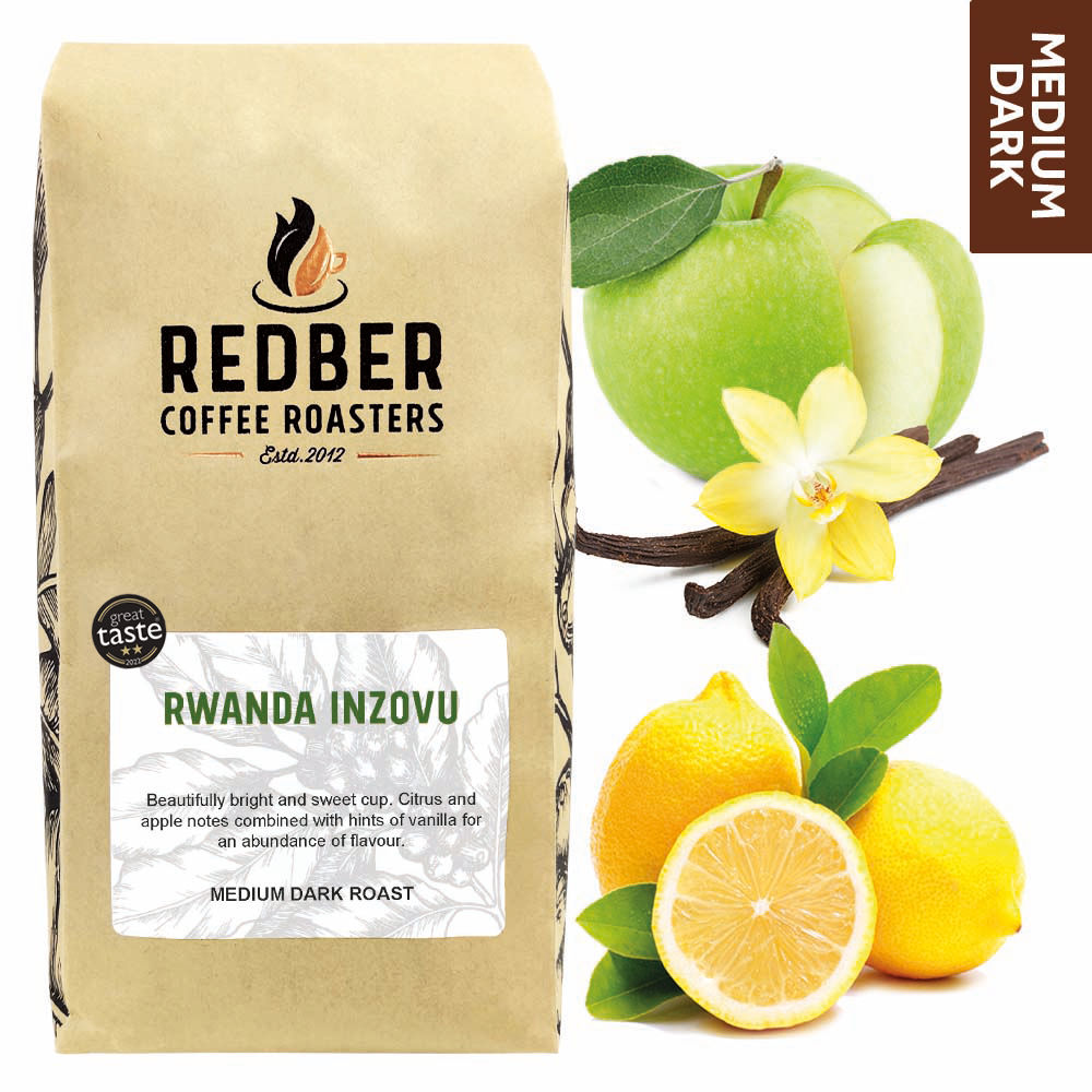 Redber, RWANDA INZOVU - Medium-Dark Roast Coffee, Redber Coffee