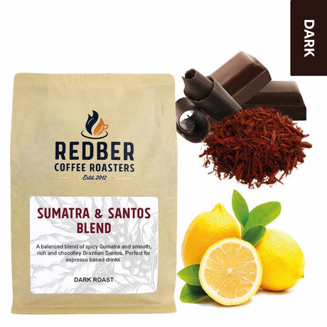 Redber, SUMATRA AND SANTOS BLEND, Redber Coffee