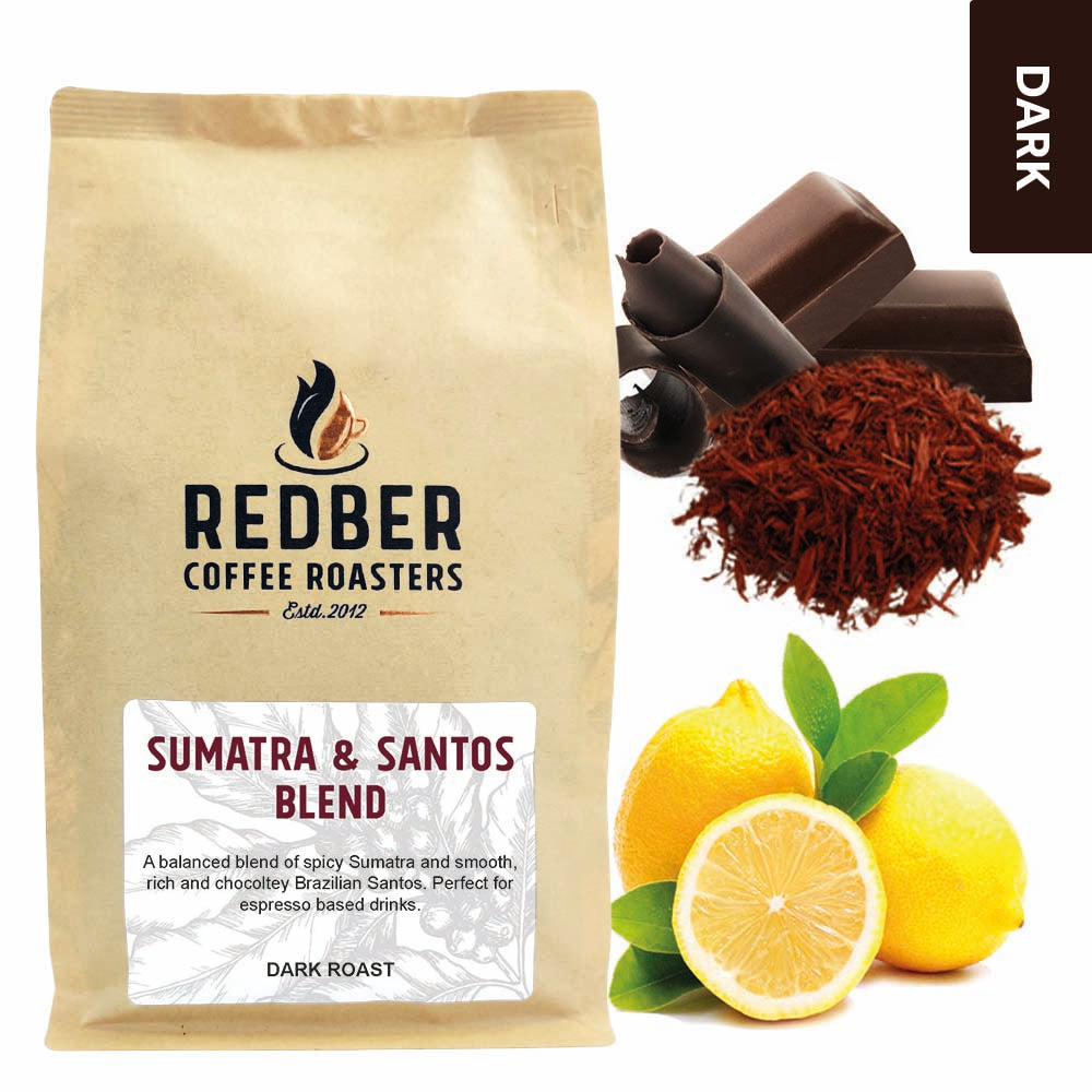 Redber, SUMATRA AND SANTOS BLEND, Redber Coffee