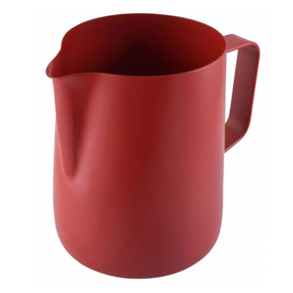 Redber Coffee, TEFLON - MILK PITCHER - Teflon Coated, Red (600ml/20oz), Redber Coffee