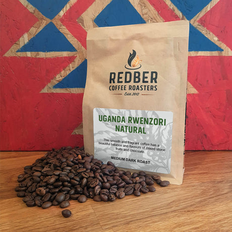 Redber, UGANDA RWENZORI KISINGA NATURAL - Medium-Dark Roast Coffee, Redber Coffee