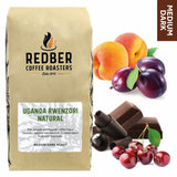 Redber, UGANDA RWENZORI KISINGA NATURAL - Medium-Dark Roast Coffee, Redber Coffee