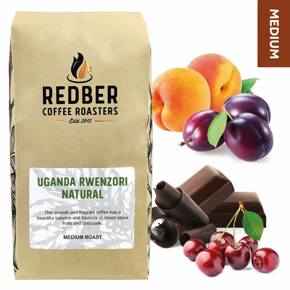 Redber, UGANDA RWENZORI KISINGA NATURAL - Medium Roast Coffee, Redber Coffee