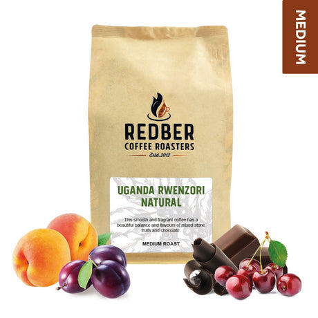 Redber, UGANDA RWENZORI KISINGA NATURAL - Medium Roast Coffee, Redber Coffee