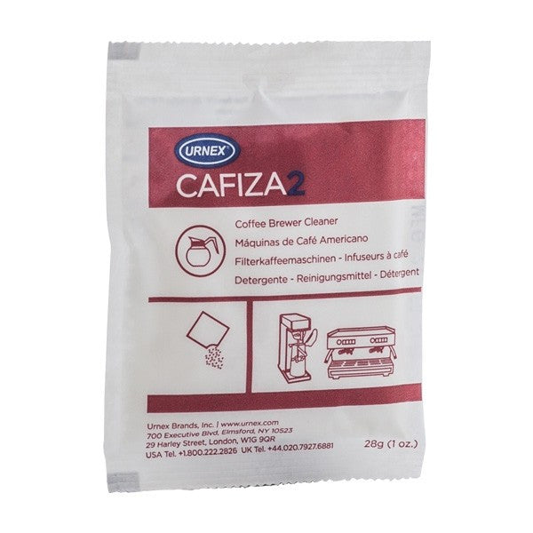 Urnex, Urnex Cafiza 2 Coffee Machine Brewer and Urn Cleaner 10 Sachets, Redber Coffee