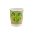 Vegware, Vegware Compostable Coffee Cups Double Wall 230ml / 8oz - Green Britain (Pack of 500), Redber Coffee