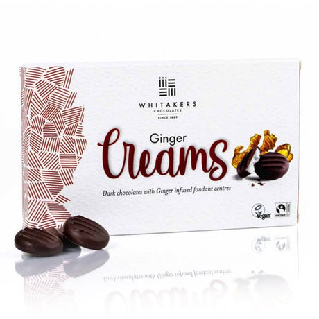 Whitakers, Whitakers Dark Chocolate Ginger Creams 150g, Redber Coffee