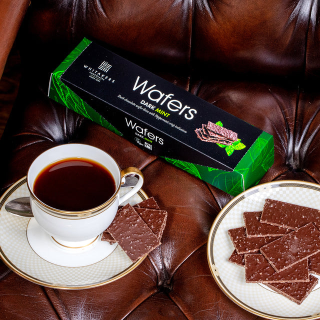 Whitakers, Whitakers Dark Chocolate Mint Wafer Thins 175g, Redber Coffee