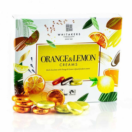 Whitakers, Whitakers Orange & Lemon Creams 200g, Redber Coffee