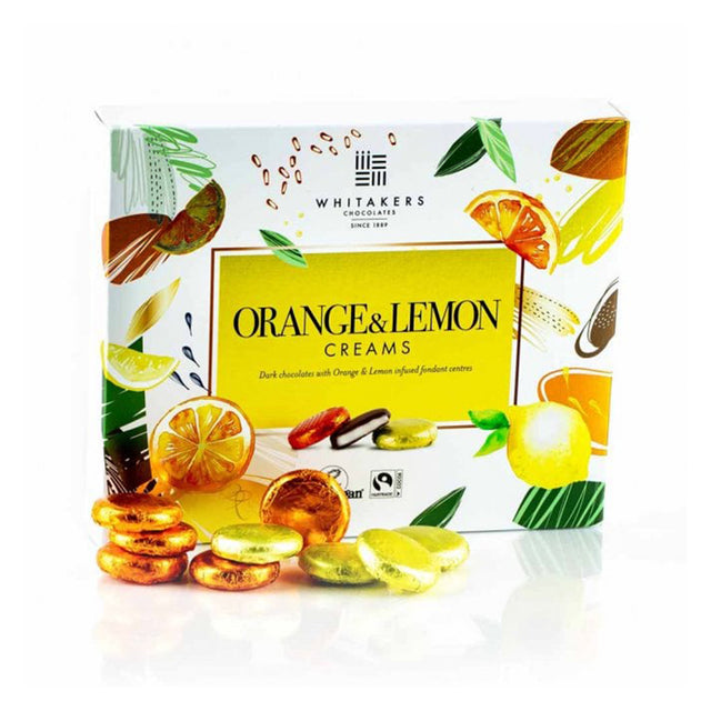 Whitakers, Whitakers Orange & Lemon Creams 200g, Redber Coffee