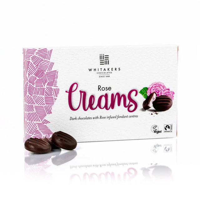 Whitakers, Whitakers Dark Chocolate Rose Creams 150g, Redber Coffee