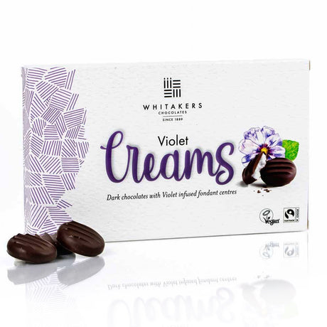 Whitakers, Whitakers Dark Chocolate Violet Creams 150g, Redber Coffee