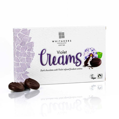 Whitakers, Whitakers Dark Chocolate Violet Creams 150g, Redber Coffee