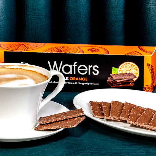 Whitakers, Whitakers Milk Chocolate Orange Wafer Thins 175g, Redber Coffee