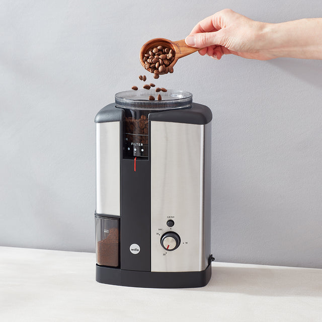 Wilfa, Wilfa Svart Electric Burr Coffee Grinder WSCG-2 - Silver, Redber Coffee